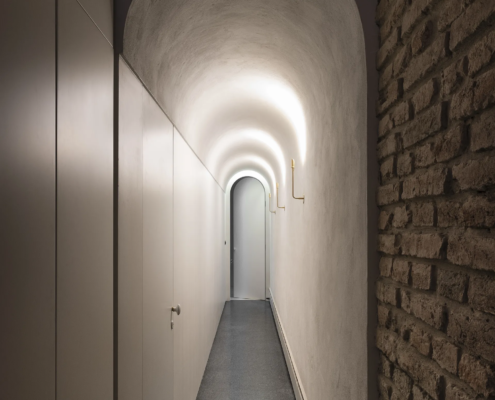 Tunnelwände in Kalk Design
